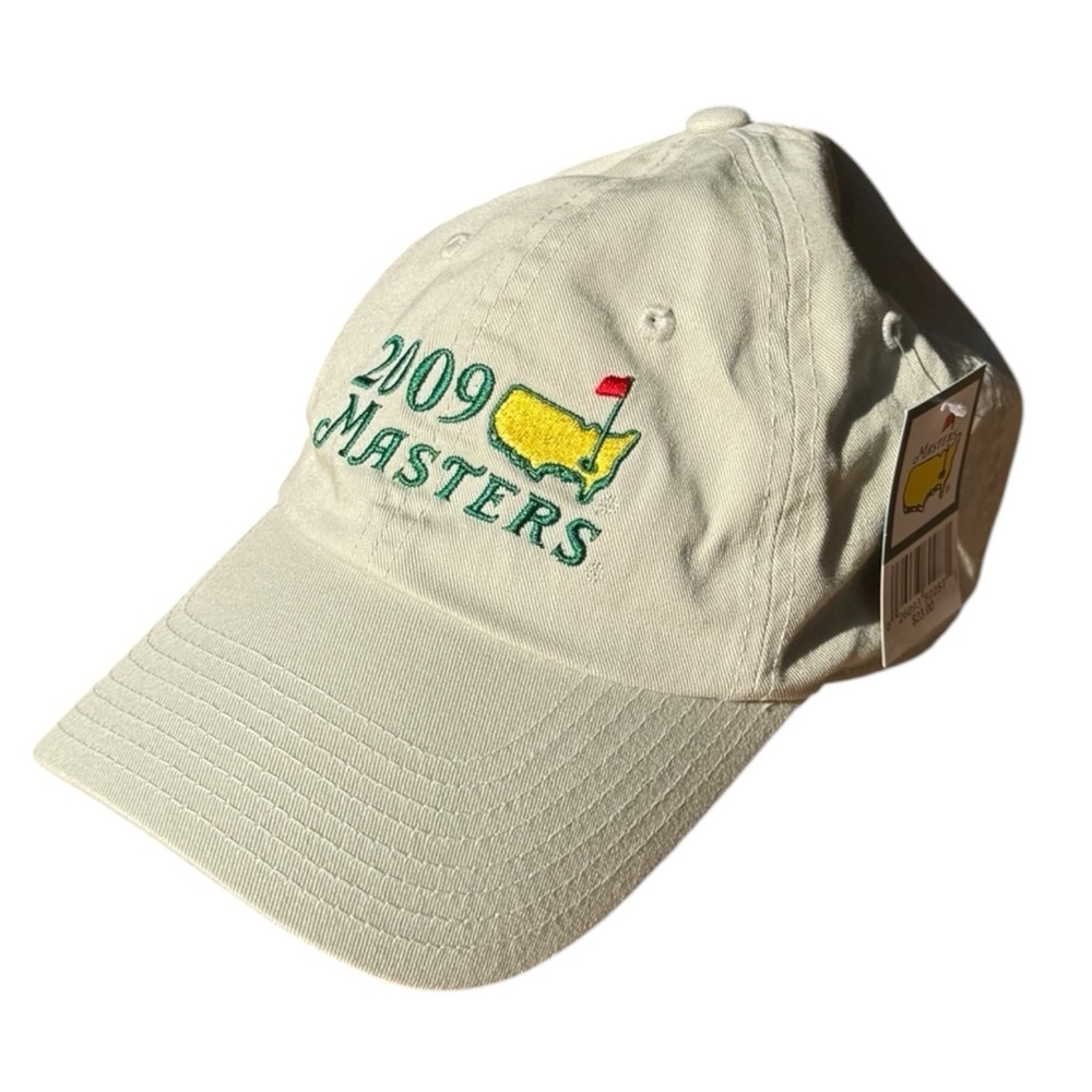 NWT! Masters 2009 Tan Adjustable Hat with Iconic Masters Logo